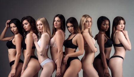 Many call girls in bikini